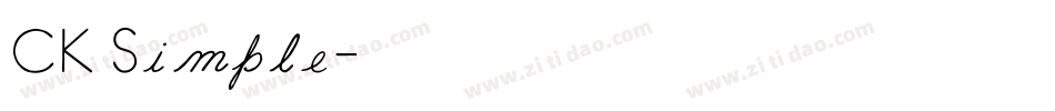 CK Simple字体转换